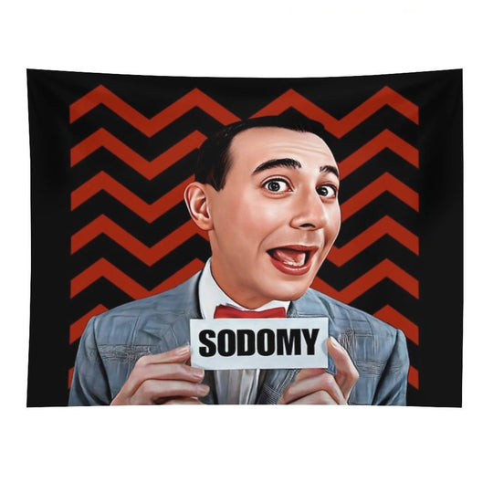 Pee Wee Herman- Sodomy Tapestry