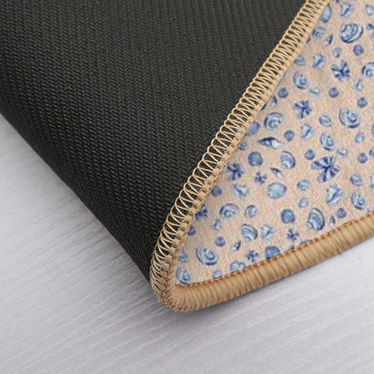 Seashell Pattern  Slip-Resistant Bath Mat