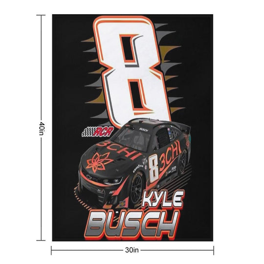 Kyle Busch Premium Throw Blanket