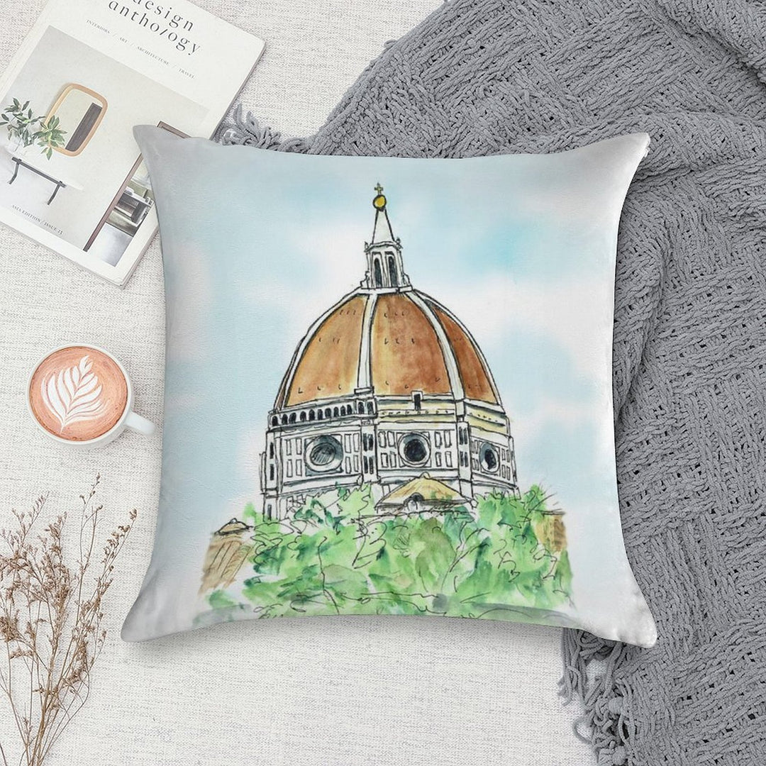Florence Duomo Soft Washable Throw Pillow