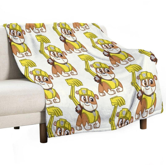 PAW Patrol Rubble Shrink-resistant Throw Blanket