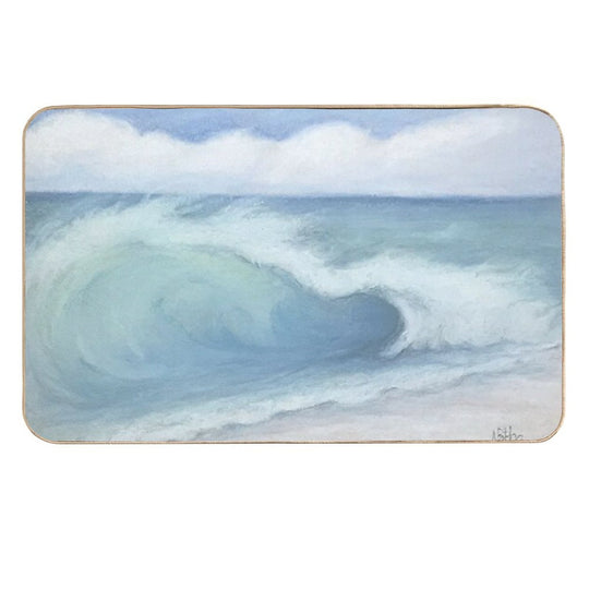 Sea Waves  Beach Decor  Odorless Bath Mat