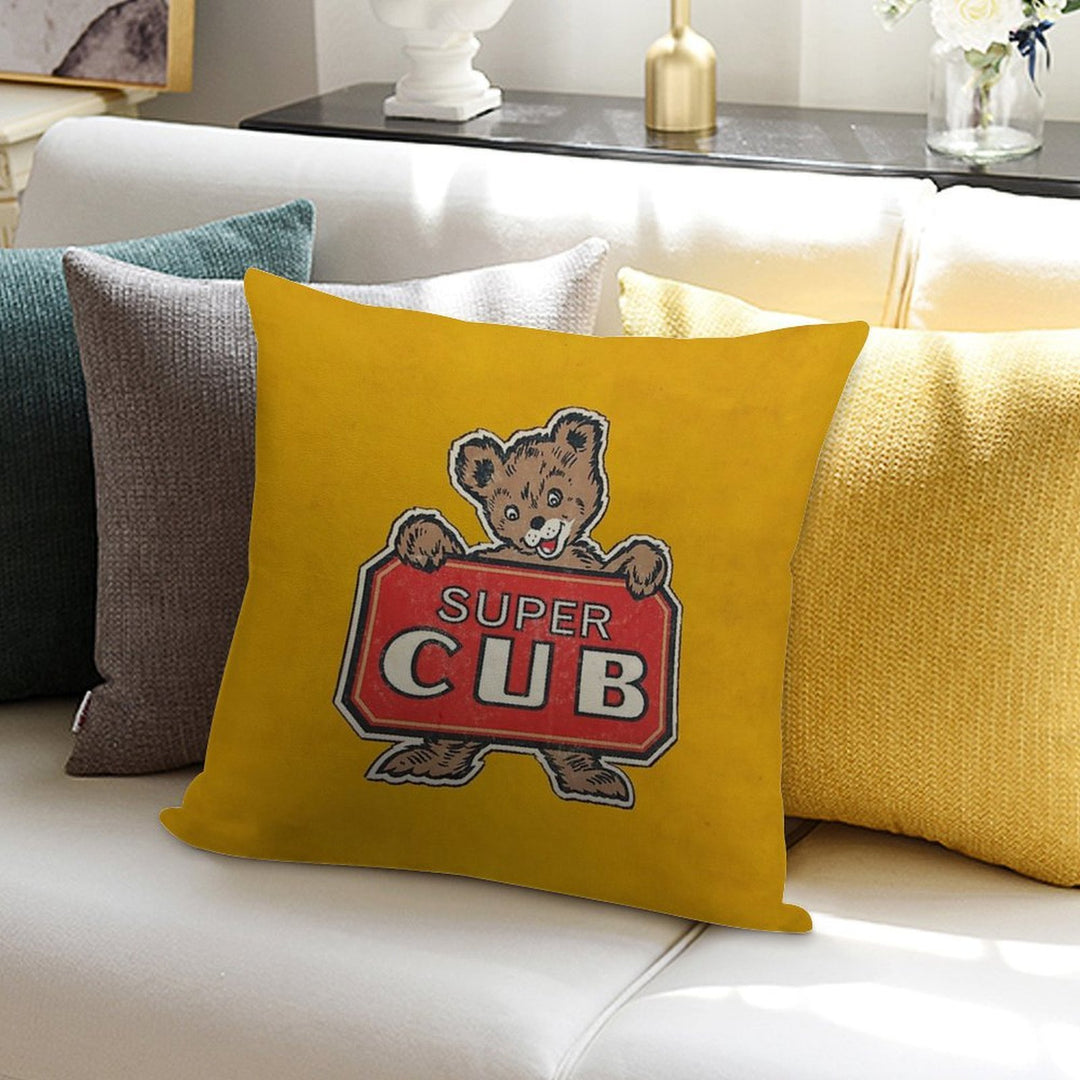 Super Cub Soft Skin-Friendly Throw Pillow