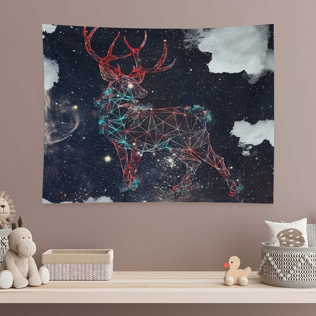Celestial Deer Tapestry