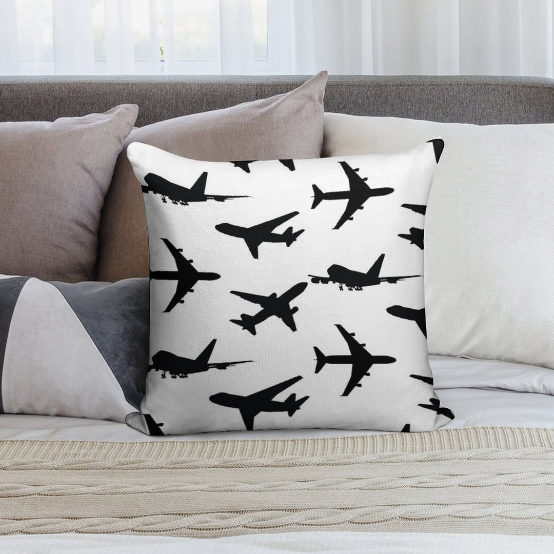 Pack of Aviation Plane Soft Easy Maintenance Throw Pillow