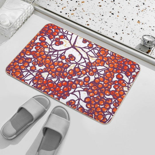 Rowanberries Fall  Long-Lasting Bath Mat