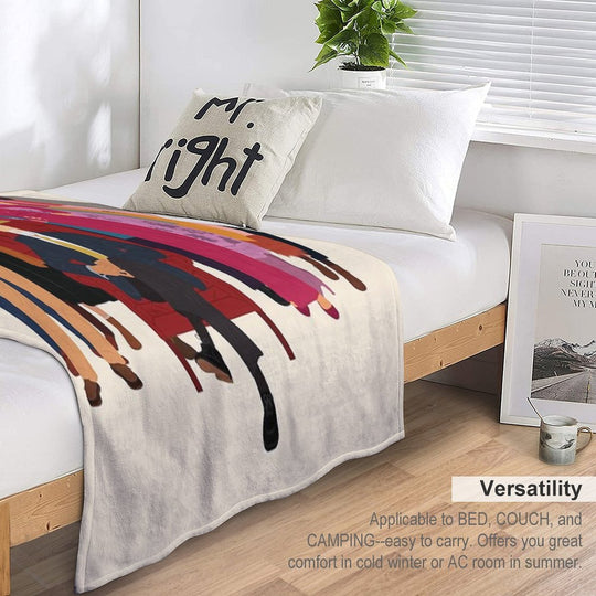 Knives Out Easy Care Throw Blanket