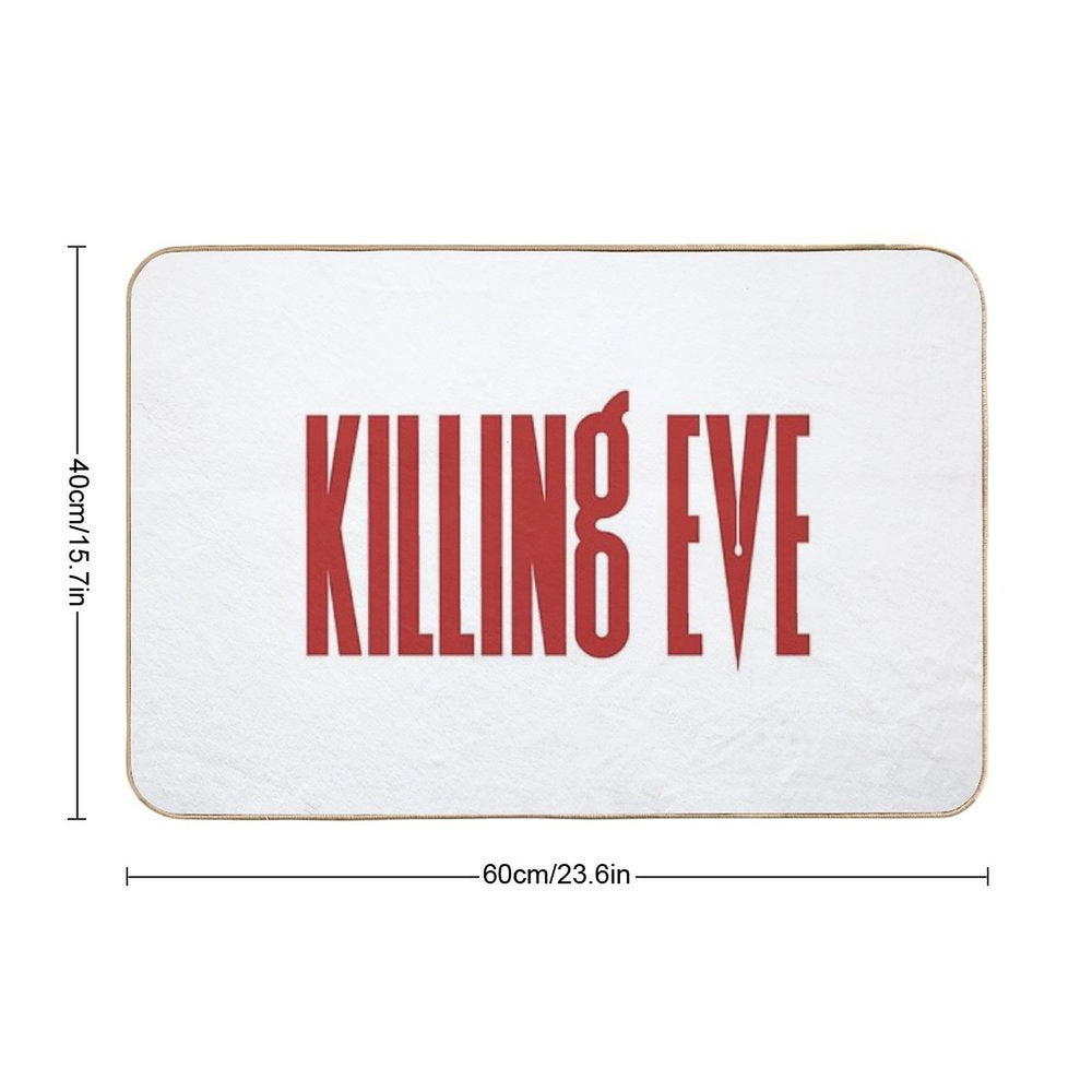 Killing Eve Merch Killing Eve Logo  Pet-Safe Bath Mat