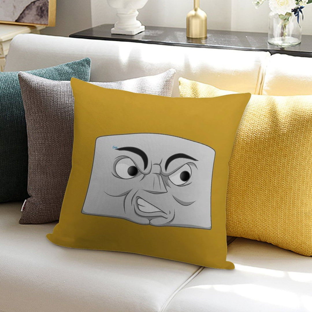 Diesel 10 (angry Face) Soft Ultra-Soft Texture Throw Pillow