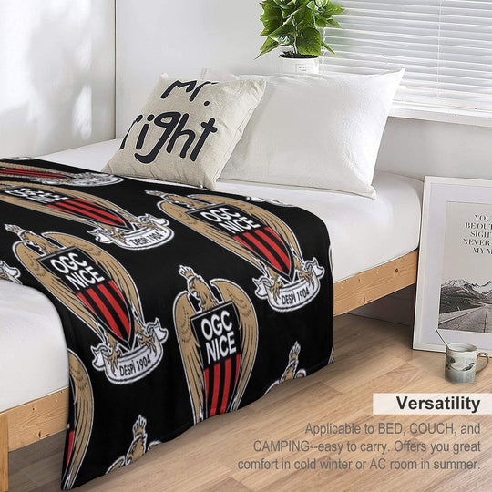 OGC Nice Gift-ready Throw Blanket