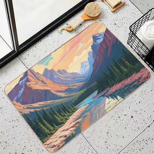 Jasper National Park  Non-Slip Bath Mat