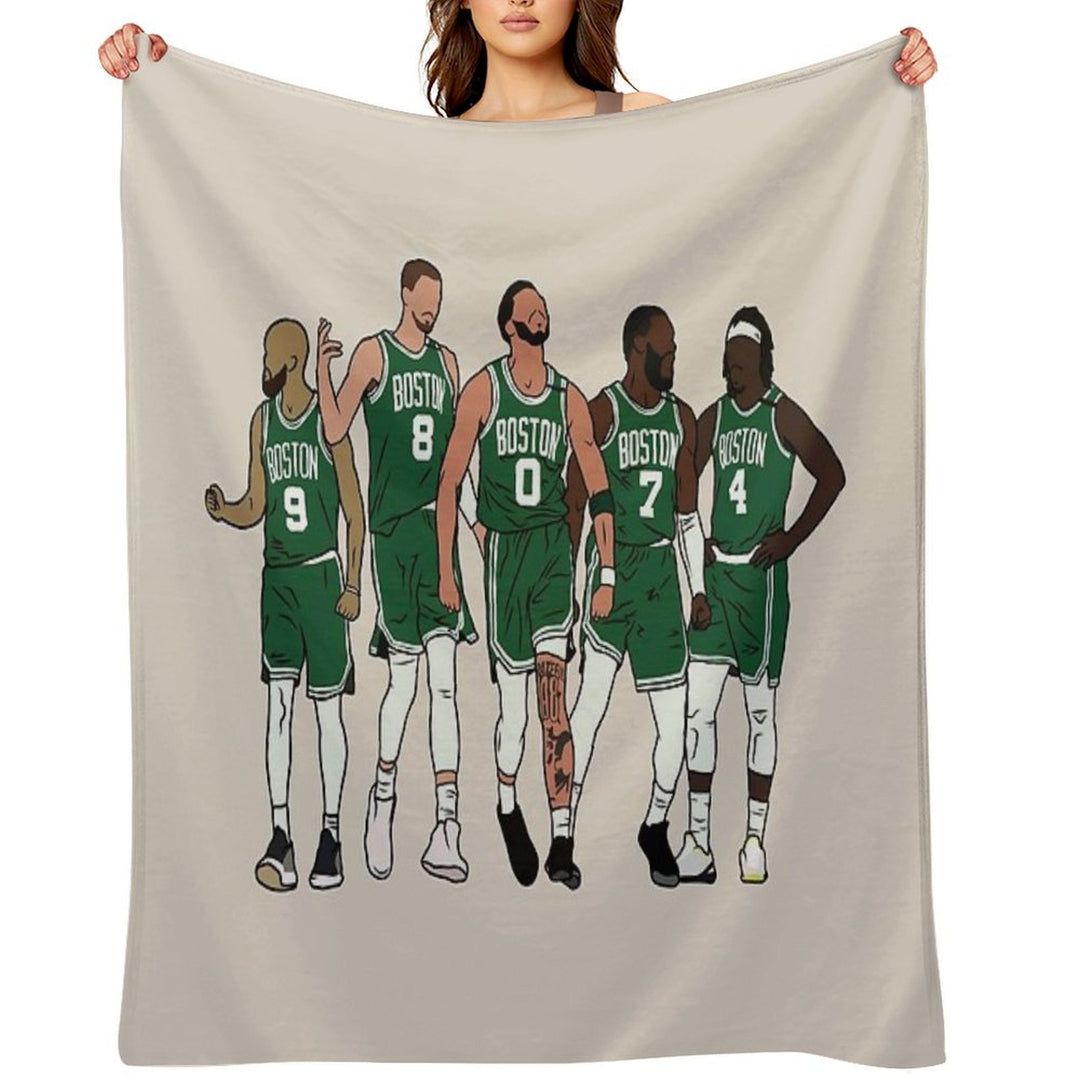 D White, KP, Jrue & The Jays Machine-washable Throw Blanket