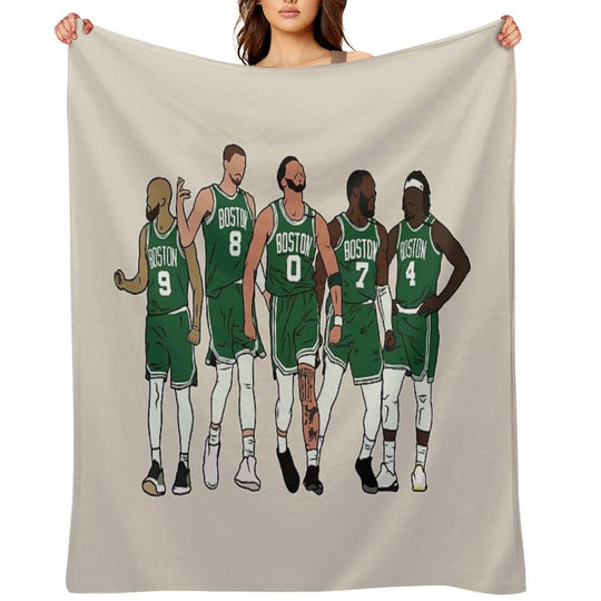 D White, KP, Jrue & The Jays Machine-washable Throw Blanket