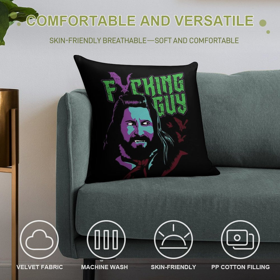 Fricking Guy Soft Gift Ready Throw Pillow