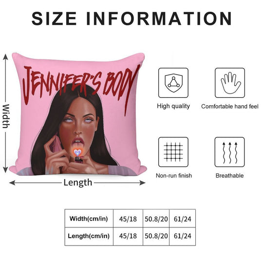 Jennifer’s Body! Check Soft Washable Throw Pillow