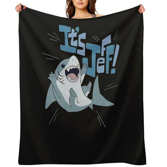 It’s Jeff The Landshark Compact Throw Blanket