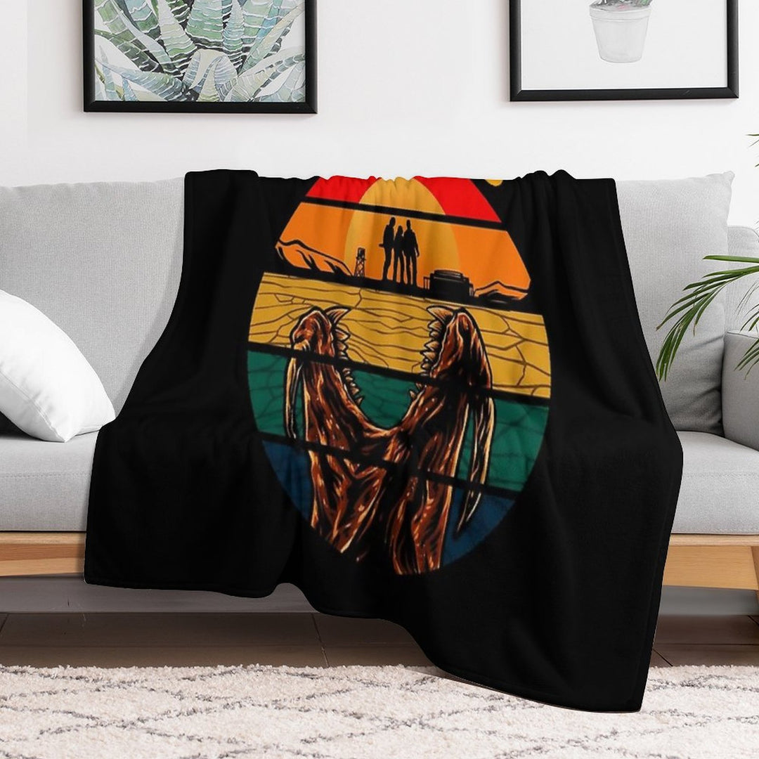 Tremors Vintage Compact Throw Blanket