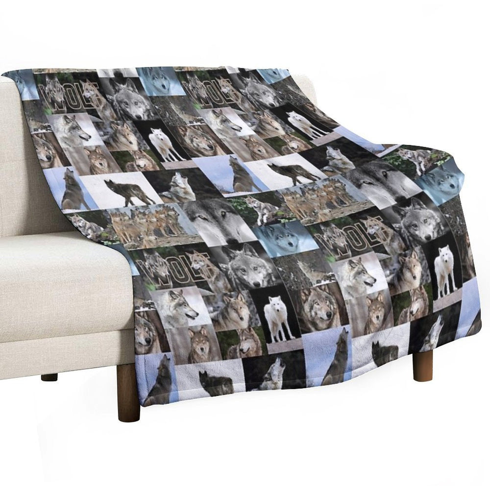 Worrisome Wolves Gift-ready Throw Blanket