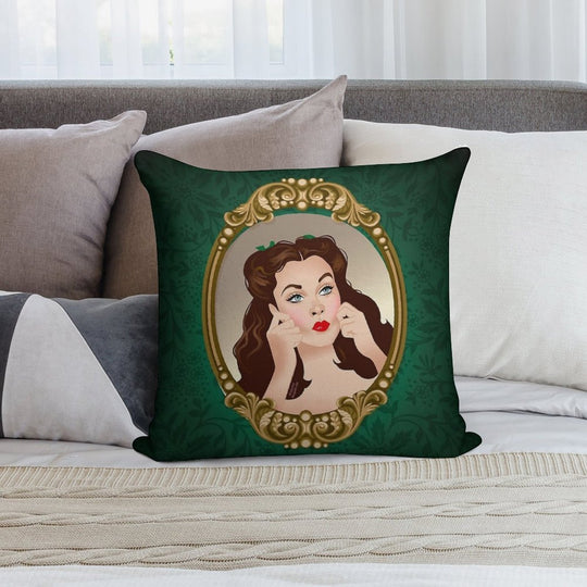 Scarlett Mirror Soft Durable Construction Throw Pillow