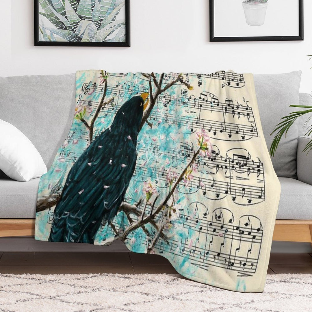 Blackbird Lightweight Throw Blanket