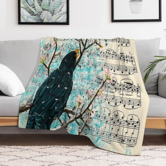 Blackbird Lightweight Throw Blanket
