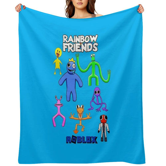 Rainbow Friends Multi-functional Throw Blanket