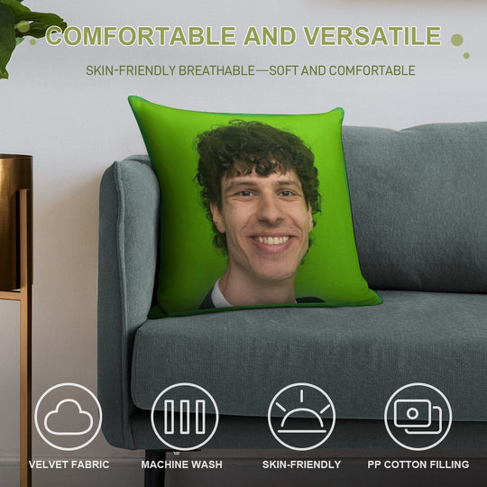 Slushy Noobz Moprh Soft Bedroom Essential Throw Pillow