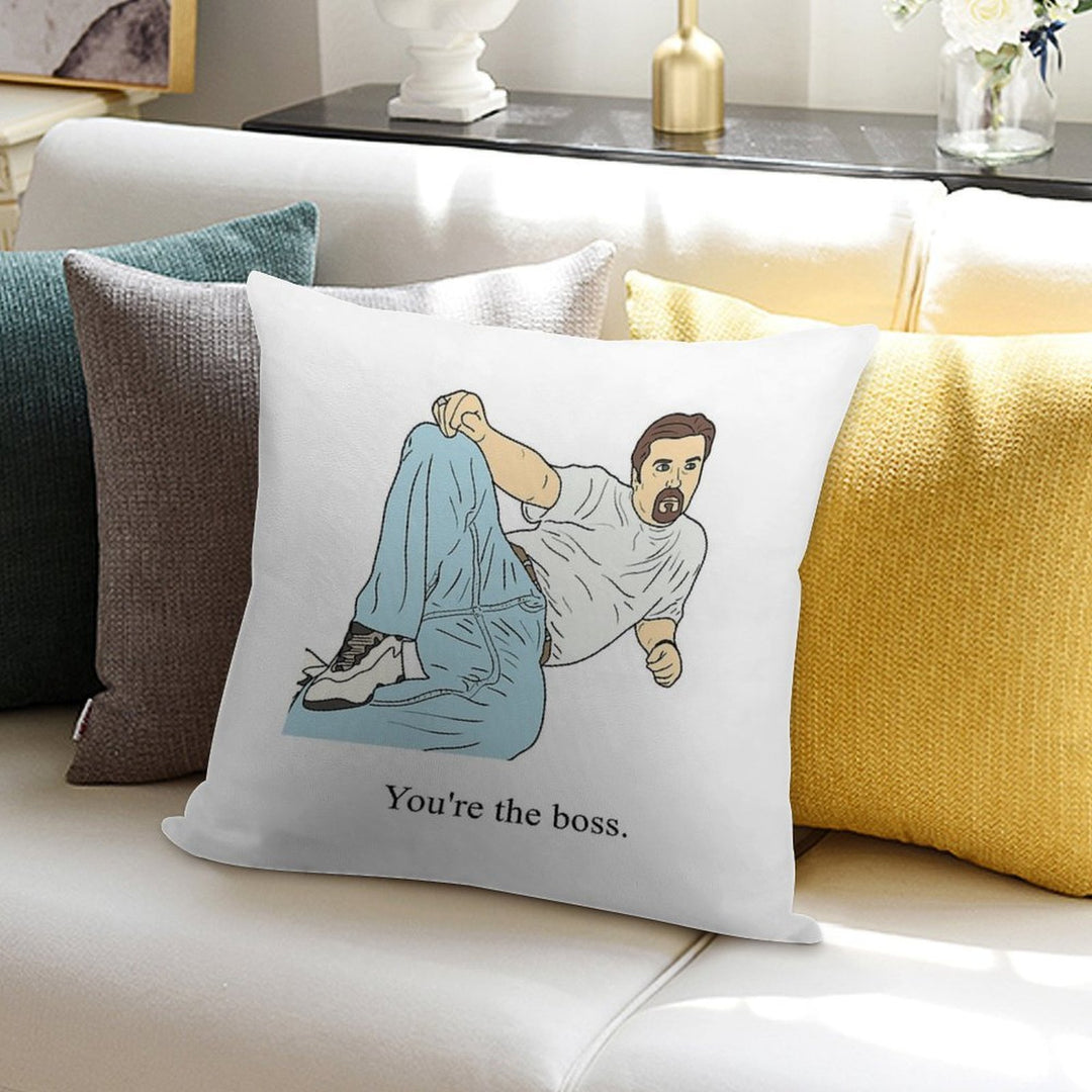 David Brent  You're The Boss Soft Home Decor Throw Pillow