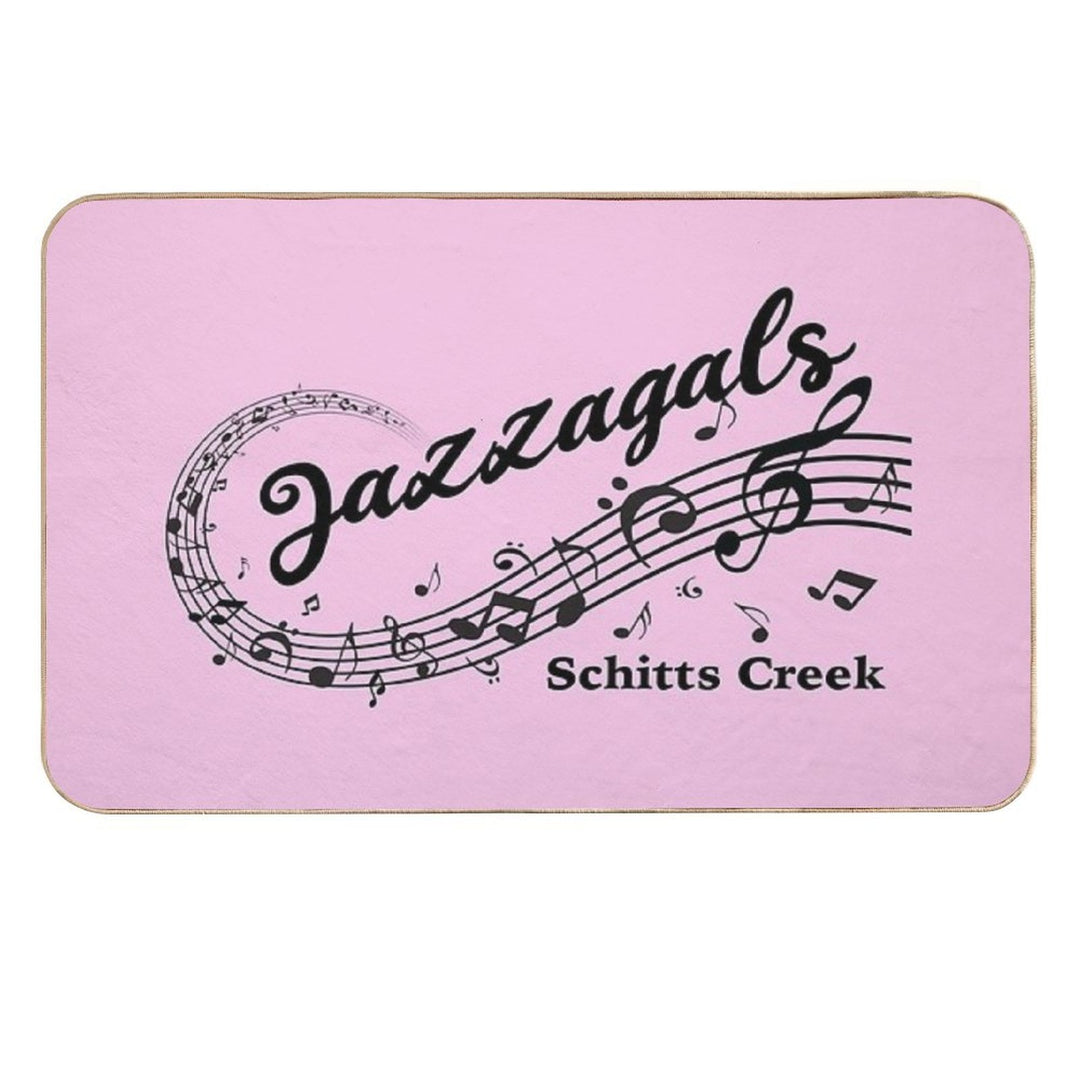 Jazzagals Schitts Creek  Repositionable Bath Mat