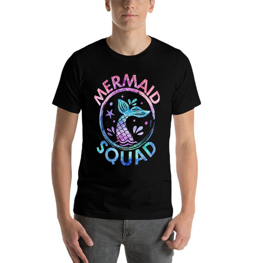Cute Mermaid Birthday Squad Birthday Girl Party  Versatile T-Shirt