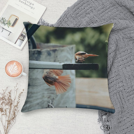 Warring Cardinals Soft Style Accent Throw Pillow