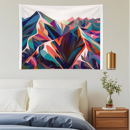 Mountains. Sunset Warm Tapestry