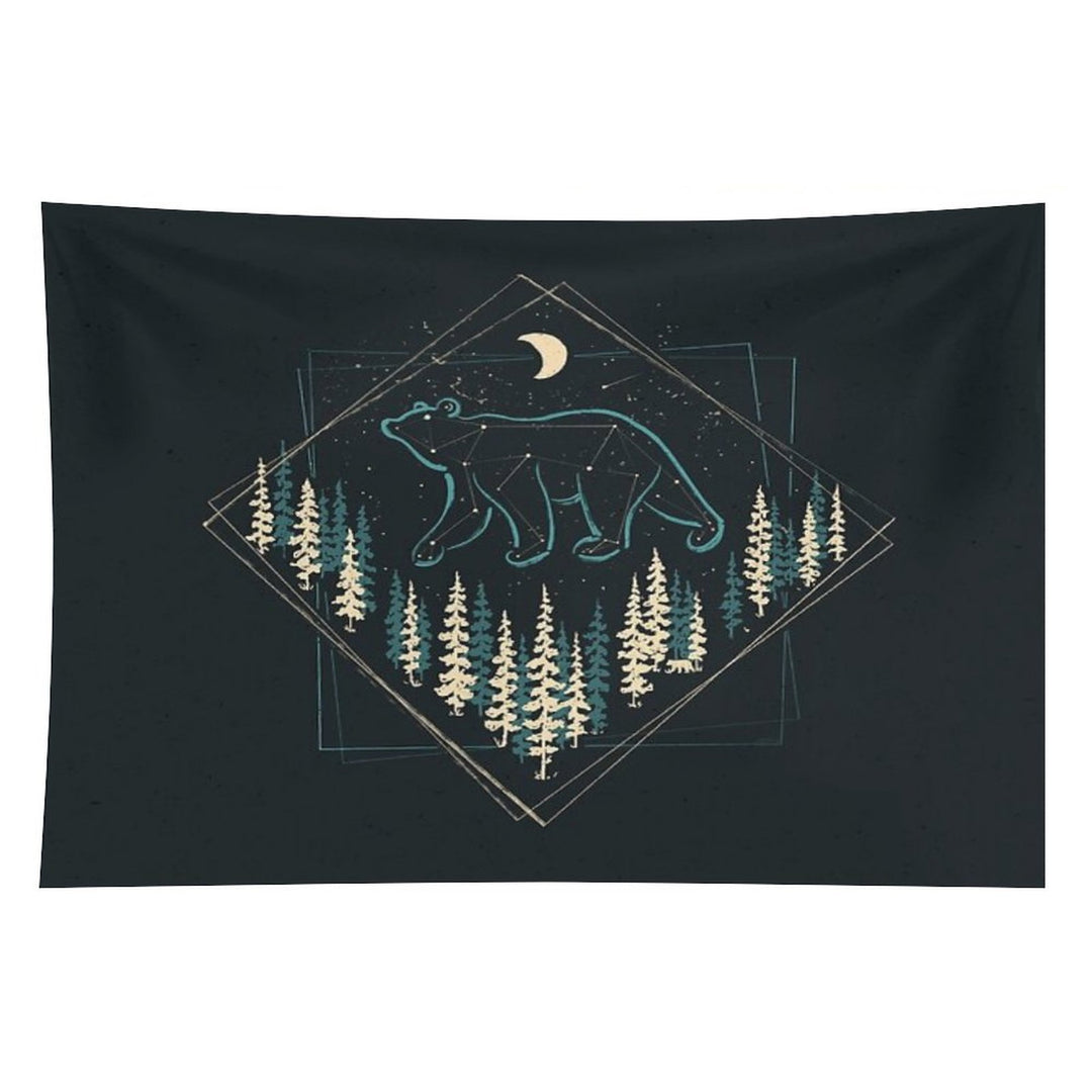 The Heaven's Wild Bear Tapestry