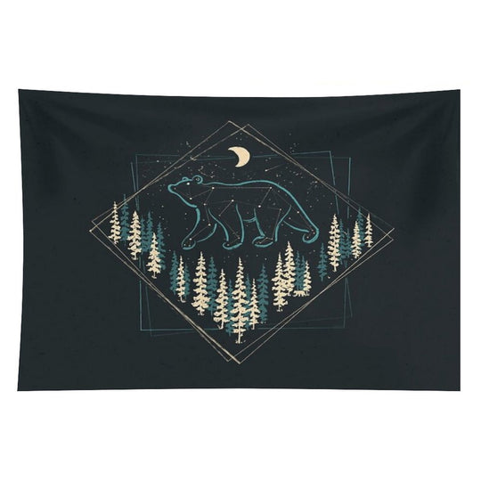 The Heaven's Wild Bear Tapestry