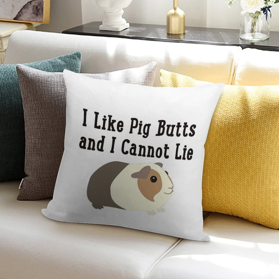 Guinea Pig Butts Soft Ultra-Soft Texture Throw Pillow