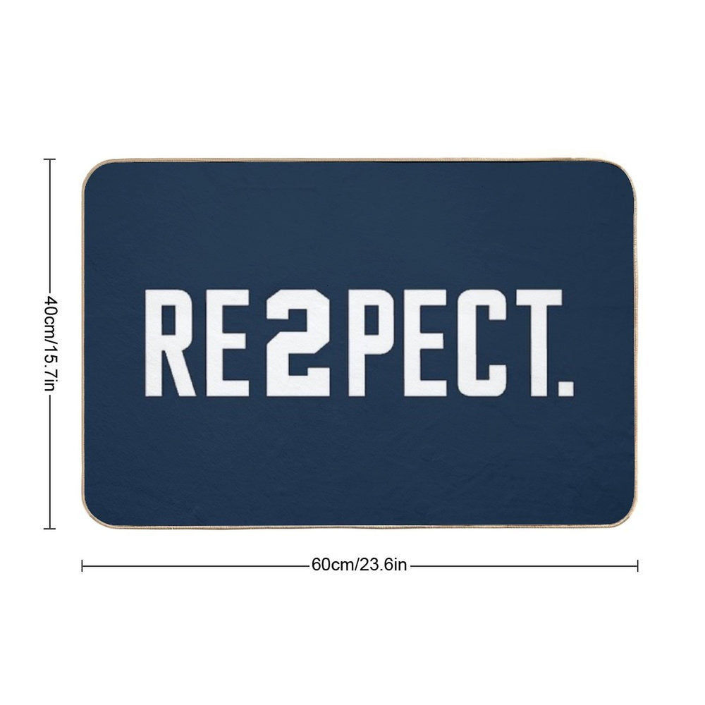 Derek Jeter - Respect  Slip-Resistant Bath Mat