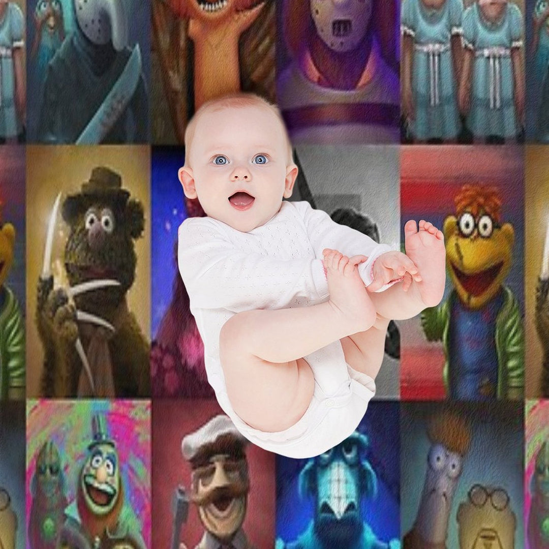 Muppet Maniacs Series 1 Compact Throw Blanket