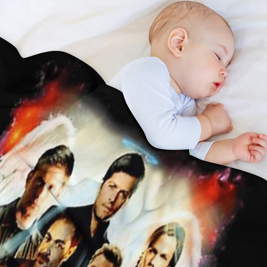 Supernatural Characters Sustainable Throw Blanket
