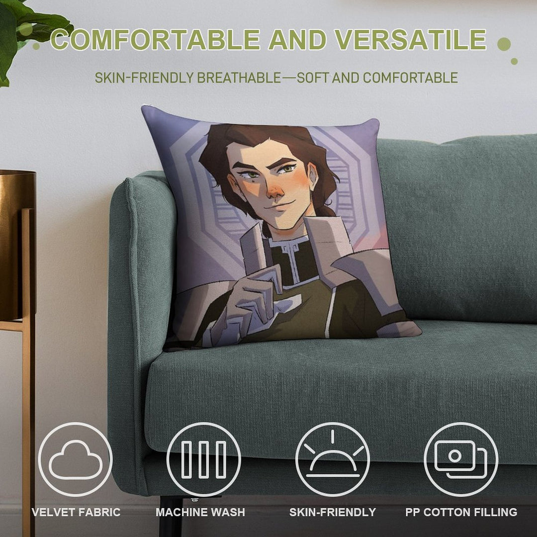 Kuvira Soft Luxury Feel Throw Pillow