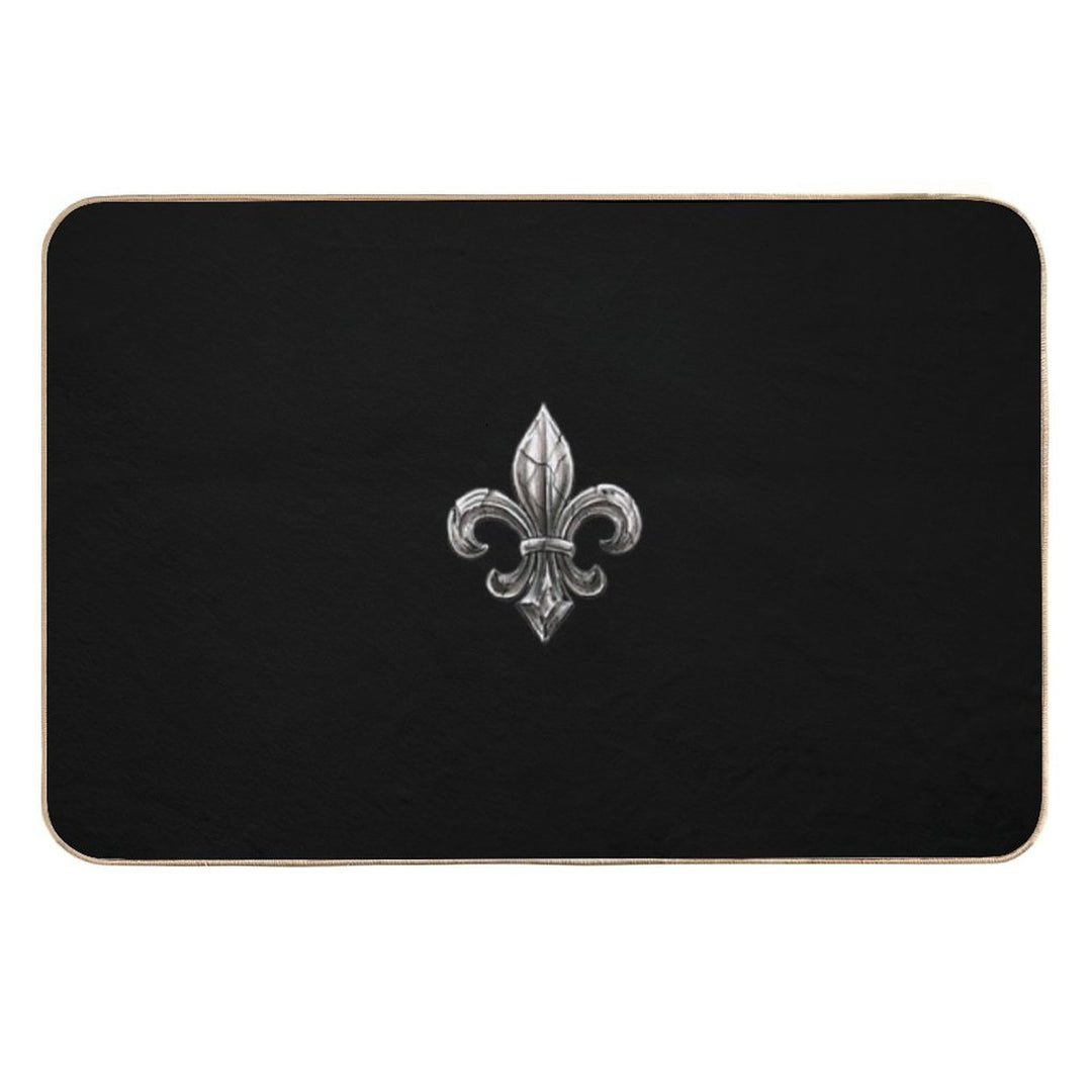 Fleur De Lis  Slip-Resistant Bath Mat