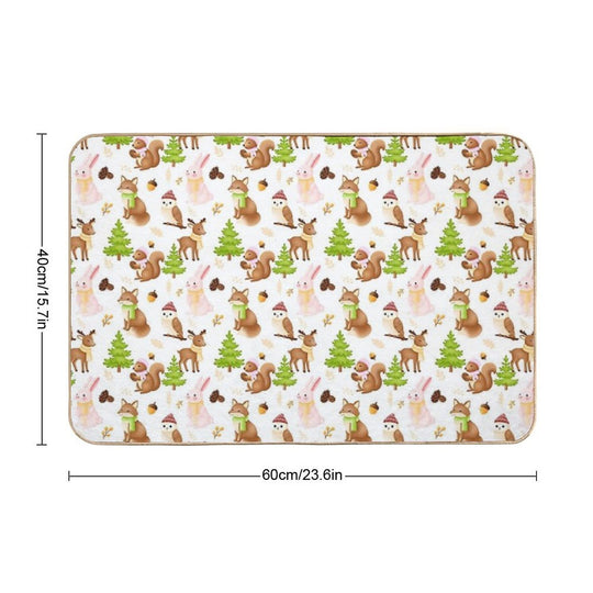 Winter  Fade-Resistant Bath Mat