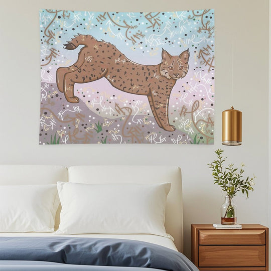 Little Bobcat Tapestry