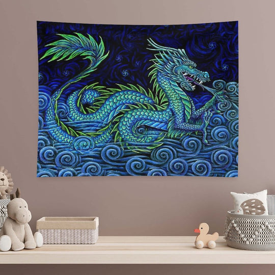 Chinese Azure Dragon Tapestry
