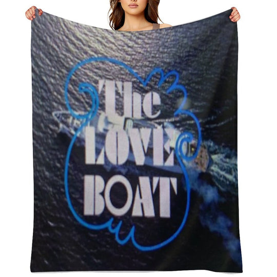 The Love Boat Anti-pilling Throw Blanket