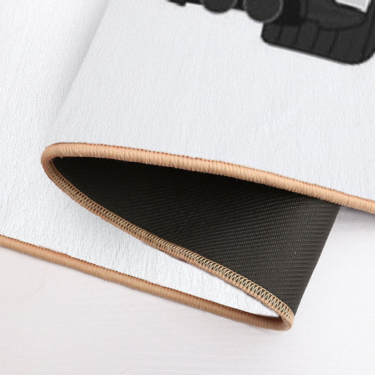 Ford Mustang GT Rear White  Rapid-Drying Bath Mat