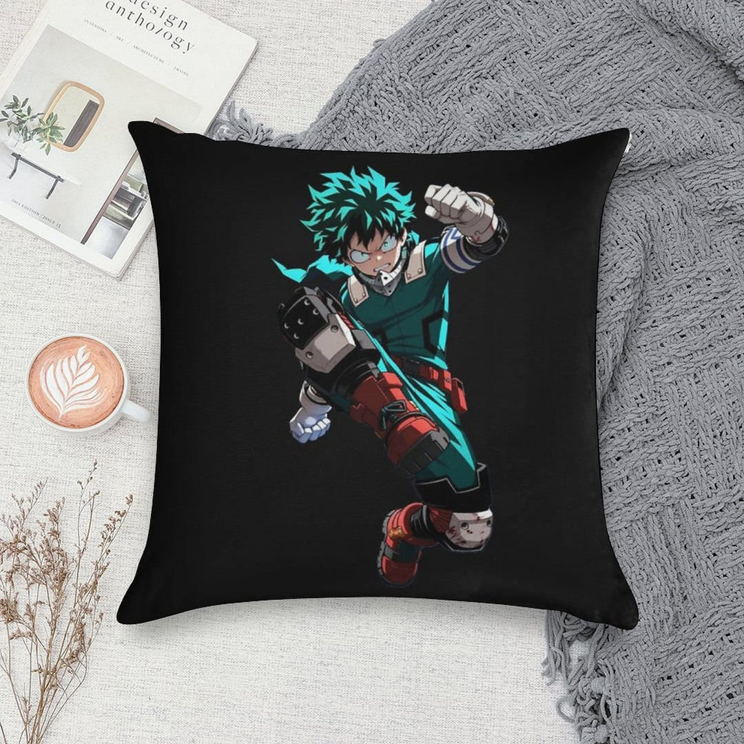 Izuku Midoriya - One For All Soft Warmth Comfort Throw Pillow
