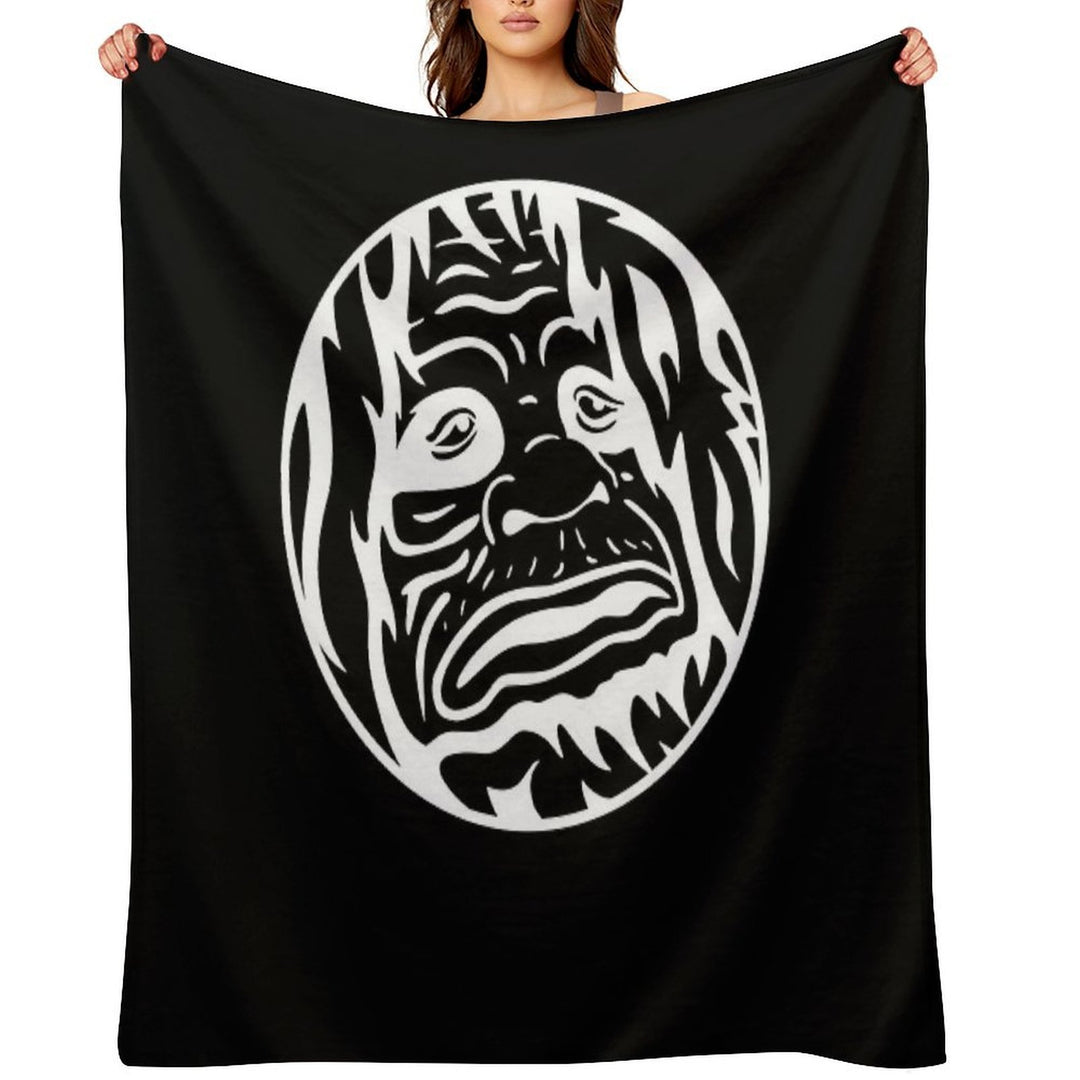 Big Lez Show Merch Big Lez Show Logo Eco-conscious Throw Blanket