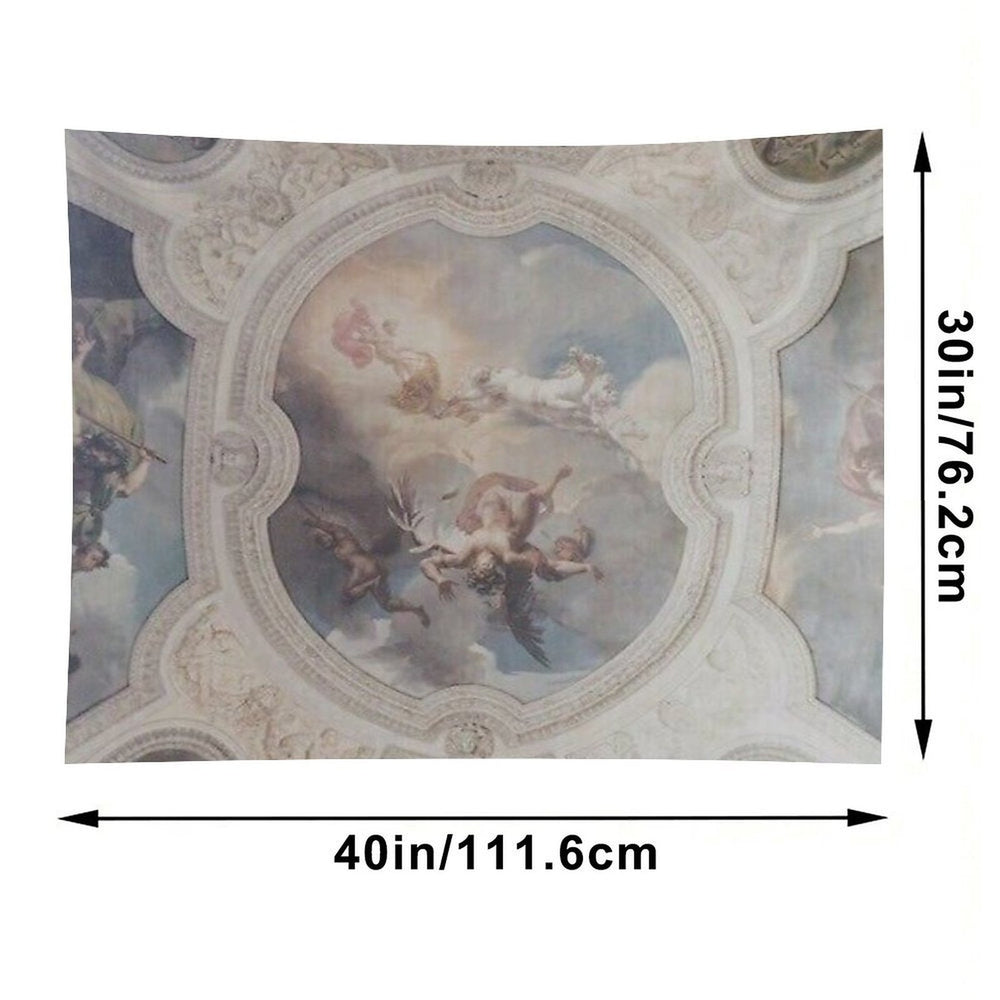 Light Academia Fresco Aesthetic Tapestry