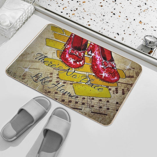 Drawing Dorothys Red Shoes by Mysticladyart Edit Mask Print Bag  Fade-Resistant Bath Mat