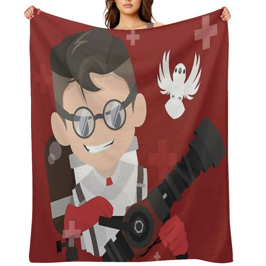 Team Fortress 2  The Medic Gift-ready Throw Blanket